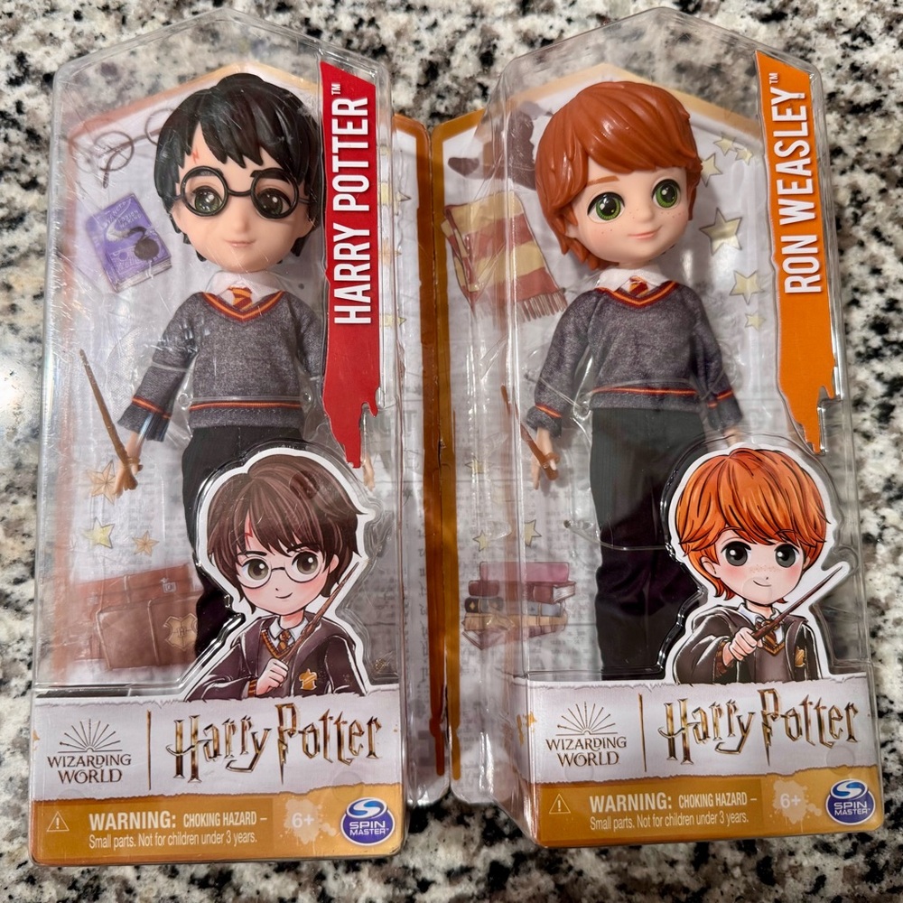 Harry Potter and Ron‎ Weasley 8” Collectible Posable Figurines